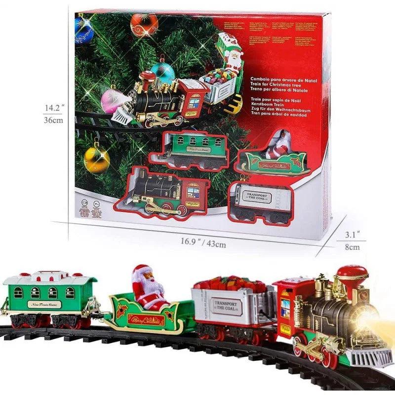 Trem Natalino Elétrico para Árvore de Natal