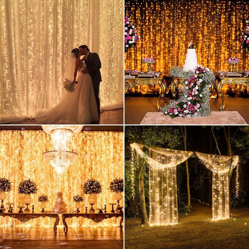 Cortina de LED - Luzes de Natal & Casual