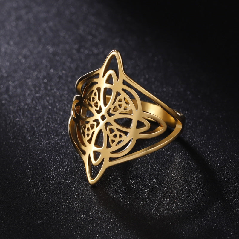 Anel Cruz Wicca Feminino