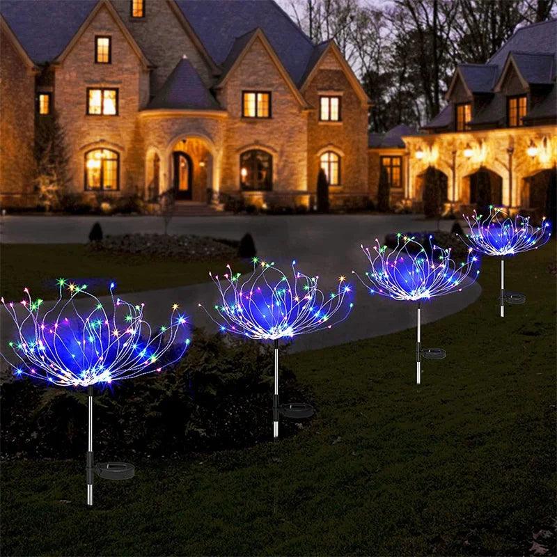 Led Solar Para o Jardim - Fogos de Artifícios DecorUp®️ [COMPRE 2 LEVE 3]